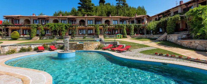 Complexul de vile EV ZIN VILLAGE 5* - Halkidiki Kassandra, Grecia. - Photo 1