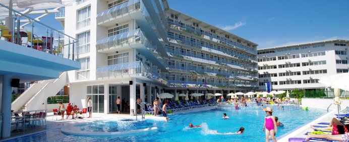 Hotel AQUA NEVIS & AQUA PARK 4* - Sunny Beach, Bulgaria. - Photo 2