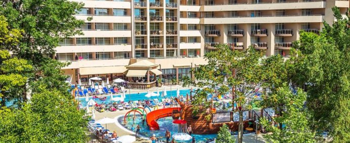 Hotel LAGUNA PARK & AQUA CLUB 4* - Sunny Beach, Bulgaria. - Photo 2