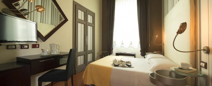 Hotel DE LA PACE 3* - Florenta, Italia. - Photo 11