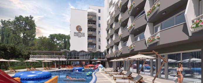Hotel PRESTIGE DELUXE AQUAPARK CLUB 4* - Nisipurile de Aur, Bulgaria. - Photo 10